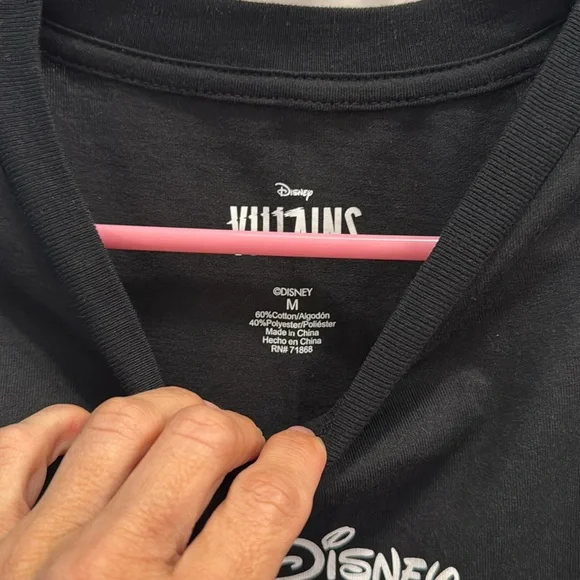 Disney Villains Black Short Sleeve Tee - Picture 2 of 3